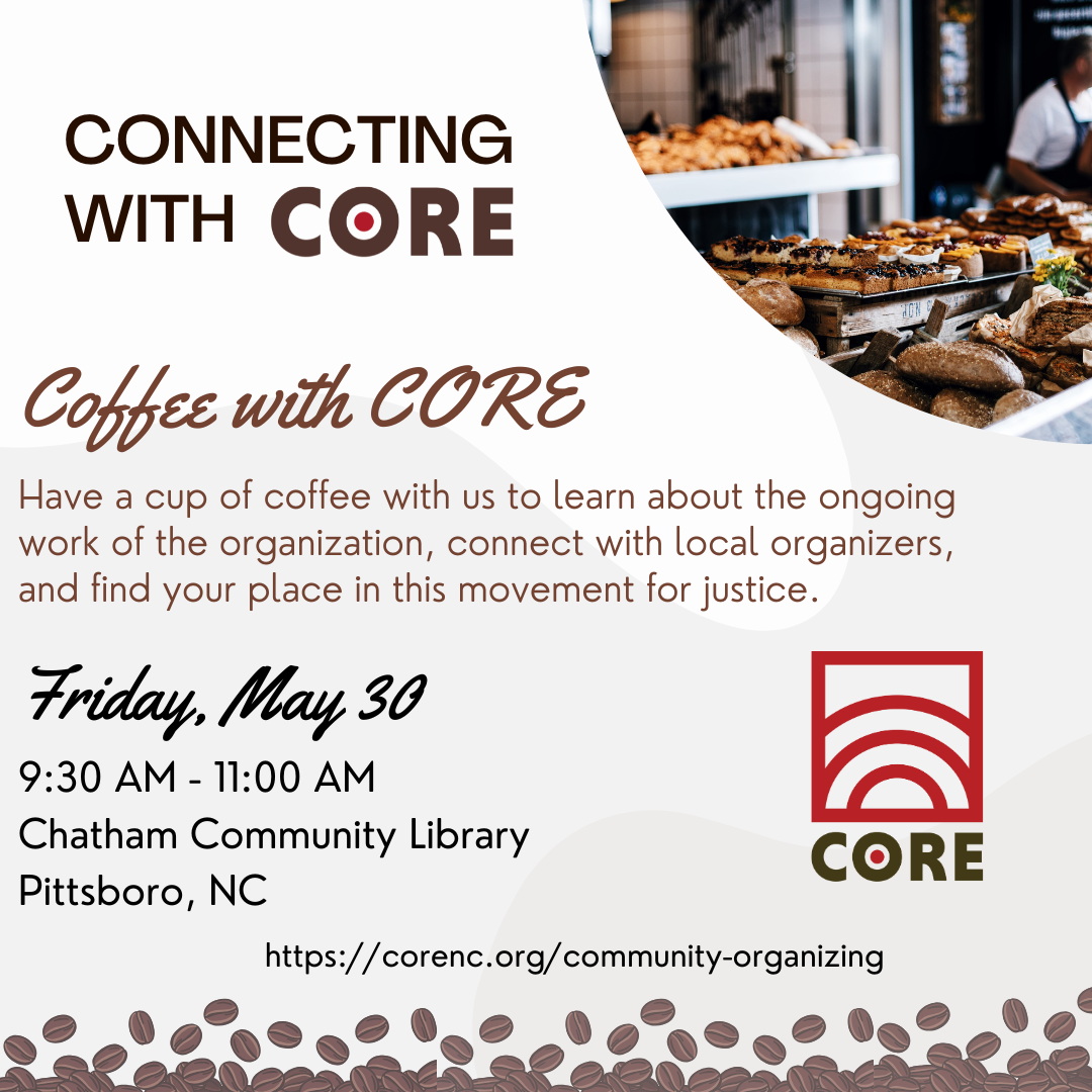 May Coffee with CORE May Coffee with CORE